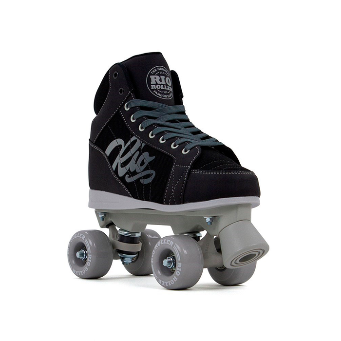 Patines quad Rio Roller Lumina adultos negros y grises