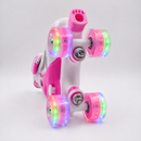 Ruedas con luces LED encendidas de los patines quad Hook Mariposas