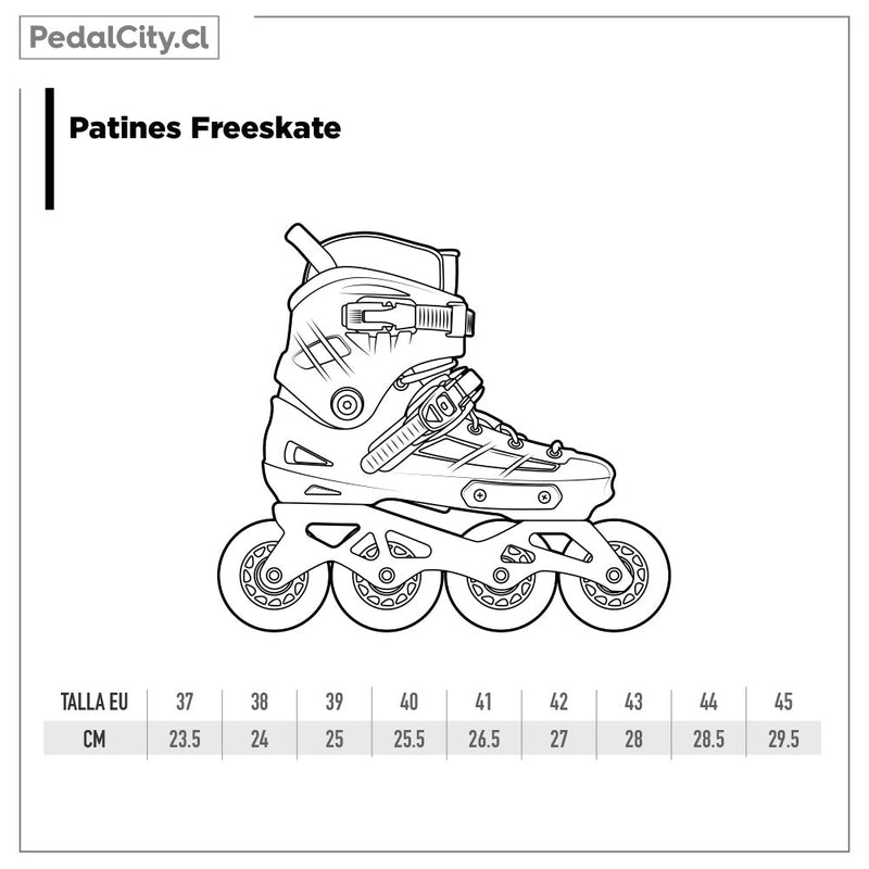 Patines Freeskate Hook Skull Negro