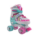 Patines Quad infantiles Pink Magic Stars Ruedas LED