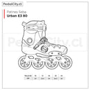Patines Seba Urban E3 80 White Premium