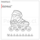 Patines en Línea Hook Fitness Morado