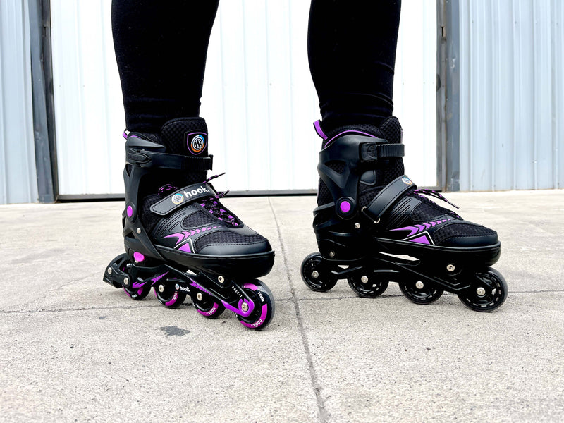 Patines en Línea Hook Fitness Morado