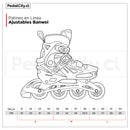 Patines en Línea Infantiles Ajustables Rosado