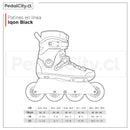 Patines Freeskate Iqon CL 15 Black