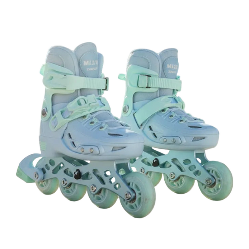 Patines en línea ajustables Infantiles Mijak Pastel Blue
