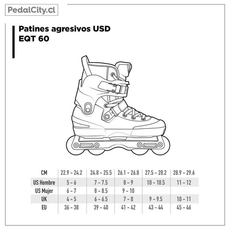 Patines agresivos USD EQT 60