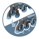 Patines en Línea Infantiles 2 en 1 Globber Azul