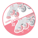 Patines en Línea Infantiles 2 en 1 Globber Rosado