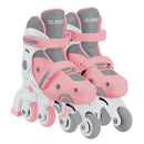 Patines en línea 2 en 1 Globber Rosado del Kit Patinador