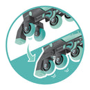 Patines en Línea Infantiles 2 en 1 Globber Verde