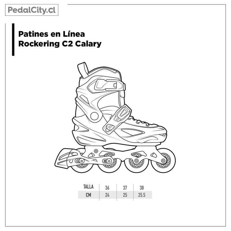 Patines en Línea Rockering C2 Calary blue