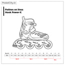 Patines en línea Hook Power-X rojo