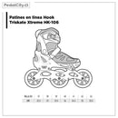 Patines en línea Hook Triskate Xtreme HK-106
