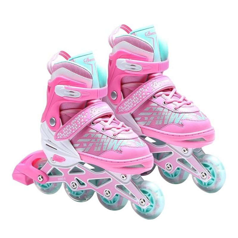 Patines en línea ajustables Infantiles BanWei Pink