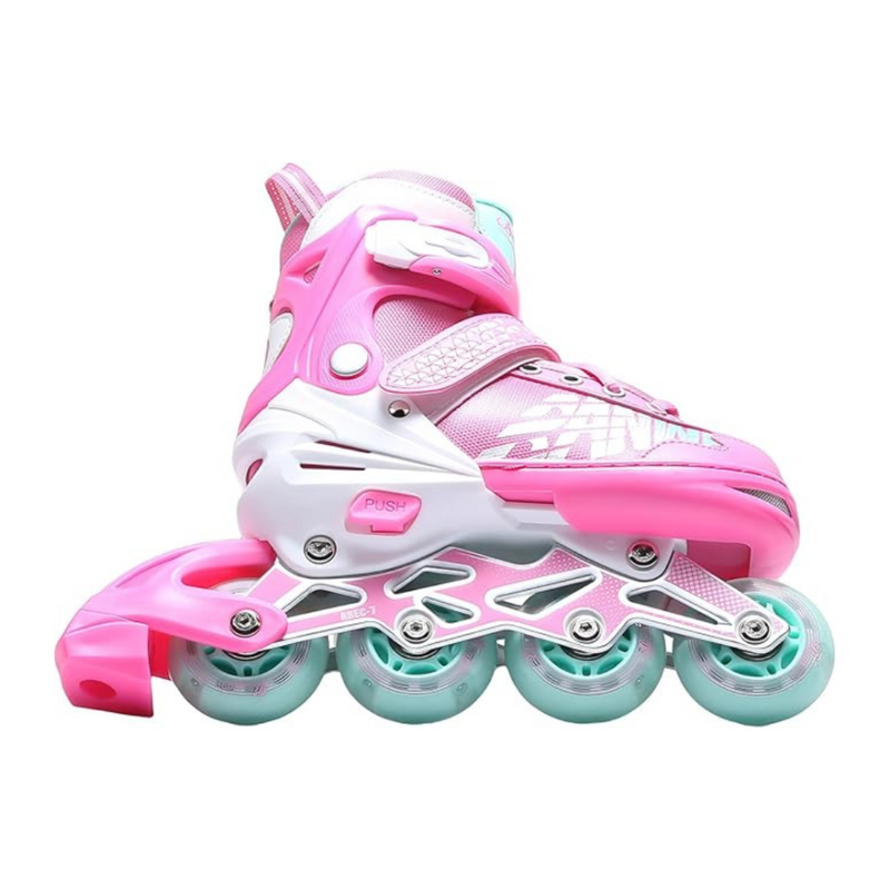 Patines en línea ajustables Infantiles BanWei Pink