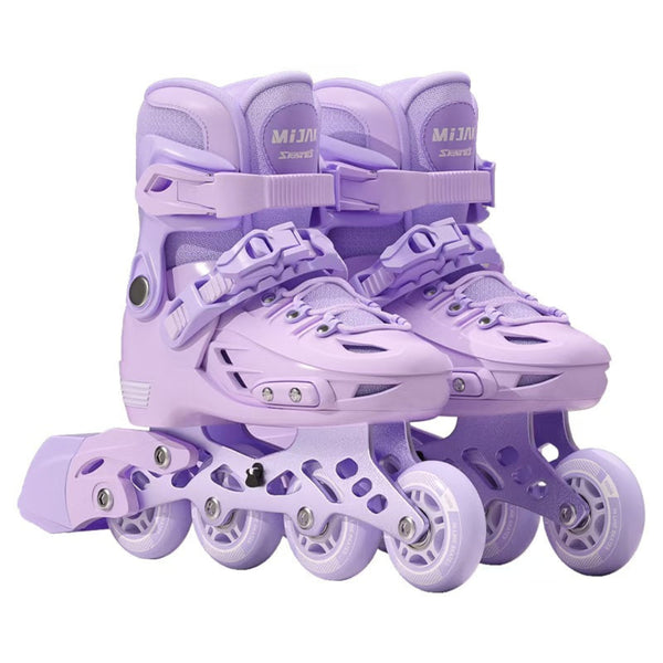 Patines en línea ajustables Infantiles Mijak Violeta