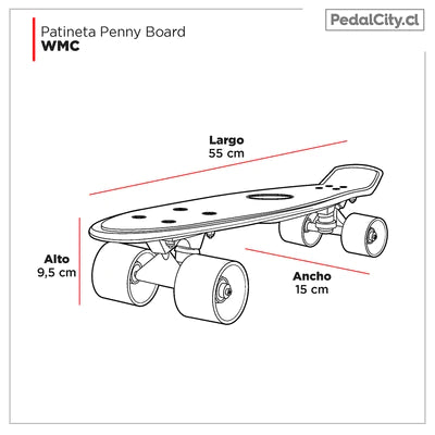 Patineta Penny Fun Wheels Negro