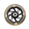 Ruedas Delanteras para Scooter con Luces y Rodamientos 120 mm Black