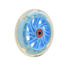Ruedas Delanteras para Scooter con Luces y Rodamientos 120 mm Blue