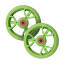 Ruedas Delanteras para Scooter con Luces y Rodamientos 120 mm Green