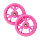 Ruedas Delanteras para Scooter con Luces y Rodamientos 120 mm Pink