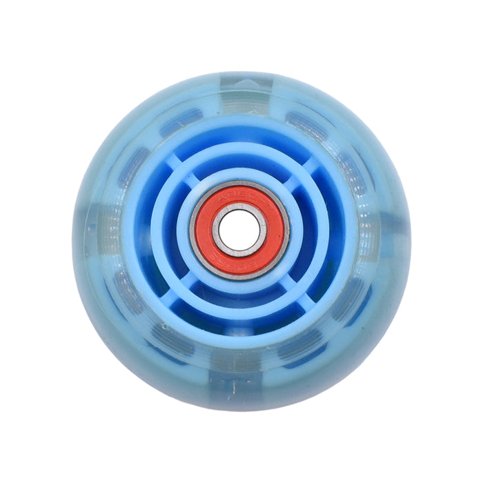 Ruedas Traseras para Scooter con Luces y Rodamientos 80 mm Blue