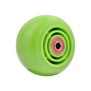 Ruedas Traseras para Scooter con Luces y Rodamientos 80 mm Green