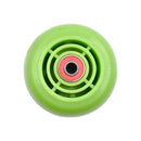 Ruedas Traseras para Scooter con Luces y Rodamientos 80 mm Green
