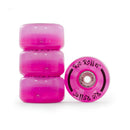 Ruedas Rio Roller con luces Rosa Frost 58x33MM