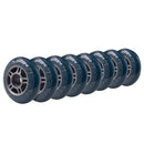 Ruedas para patines en Línea 80MM 85A verde azulado