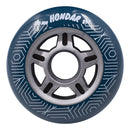 Ruedas para patines en Línea 80MM 85A verde azulado