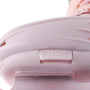 Detalle del botón PUSH para ajustar la talla de los patines Hook Pastel Pink