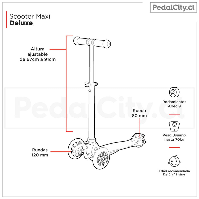 Scooter Maxi Deluxe Lavanda