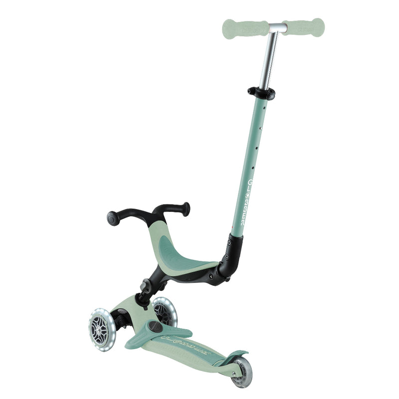 Scooter 3 en 1 Globber Go Up Lights Ecologic con Luces LED