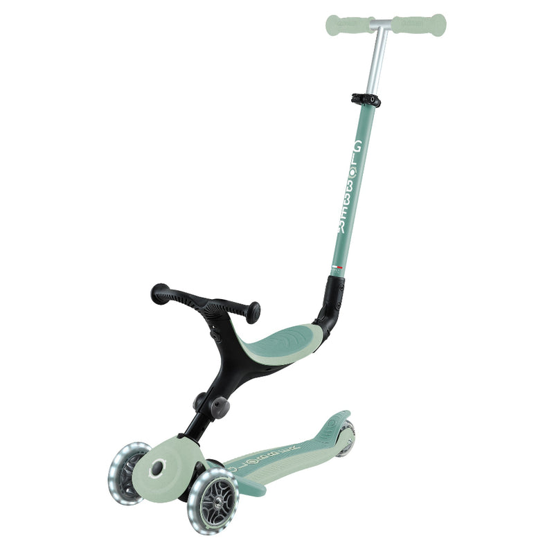 Scooter 3 en 1 Globber Go Up Lights Ecologic con Luces LED