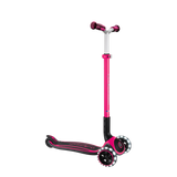 Scooter Globber ACE Lights fucsia con ruedas iluminadas