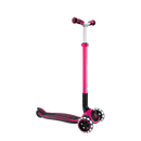 Scooter Globber ACE Lights para Niños y Adultos Fuchsia