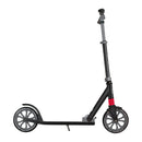 Scooter Globber NL 205 Black Grey vista lateral con ruedas de 205 mm
