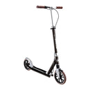 Scooter Globber NL 205 Deluxe Vintage Black vista frontal en ángulo desde la derecha