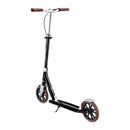 Scooter Globber NL 205 Deluxe Vintage Black vista trasera en ángulo con freno trasero