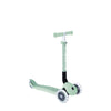 Scooter 3 ruedas Globber Ecológico con luces plegable, niños, pistacho