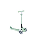 Scooter Infantil 3 Ruedas Globber Ecológico Plegable con Luces Pistachio