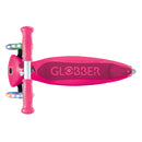 Scooter de 3 ruedas Globber Junior Plegable Lights Fuchsia vista superior de la plataforma