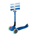 Scooter de 3 ruedas Globber Junior Plegable Lights Navy Blue con manillar regulable en 3 alturas