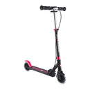 Scooter Infantil Globber Flow Element Junior Lights Black Pink vista frontal en ángulo desde la derecha