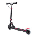 Scooter Infantil Globber Flow Element Junior Lights Black Pink vista trasera en ángulo