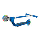 Scooter Infantil Globber Flow Foldable Junior Lights Navy Blue plegado para transportar