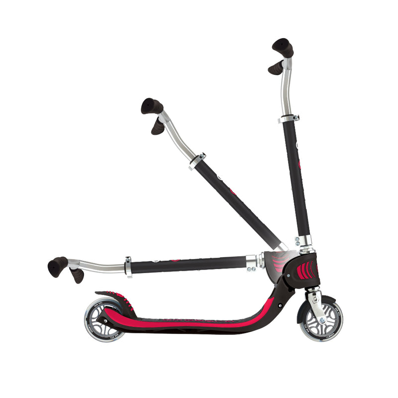 Scooter Infantil Globber Flow Junior Plegable con Luces LED Black