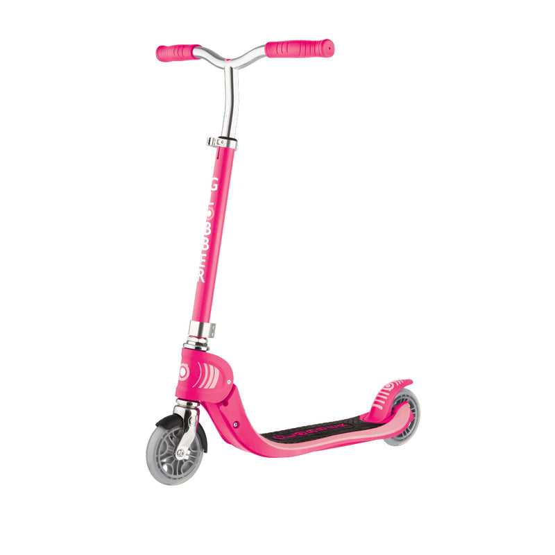 Scooter Infantil Globber Flow Junior Plegable con Luces LED Fuchsia
